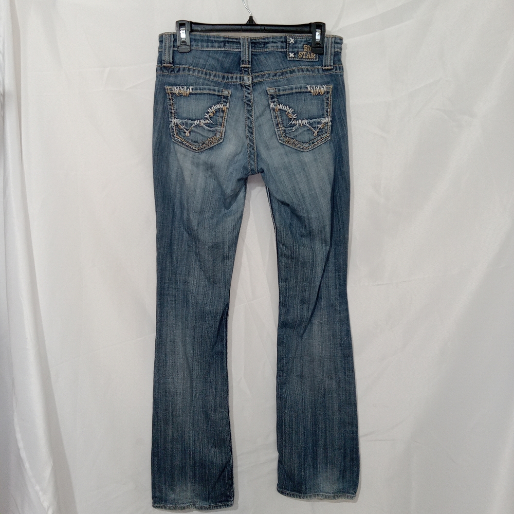 Big Star Maddie Bootcut Jeans Size 27 GUC Y2k Rodeo Western - Picture 7 of 16